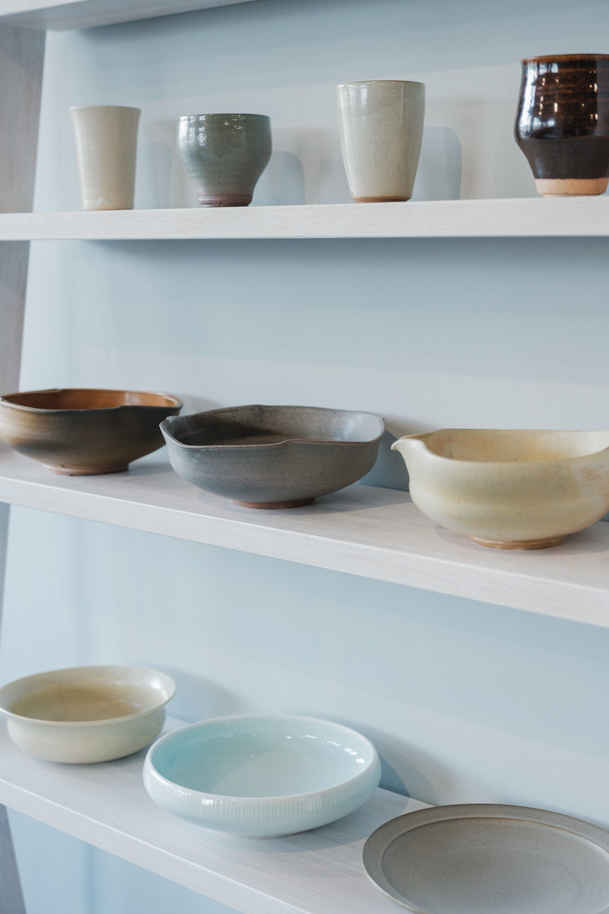 盛鉢(塩窯焼成)Serving bowl