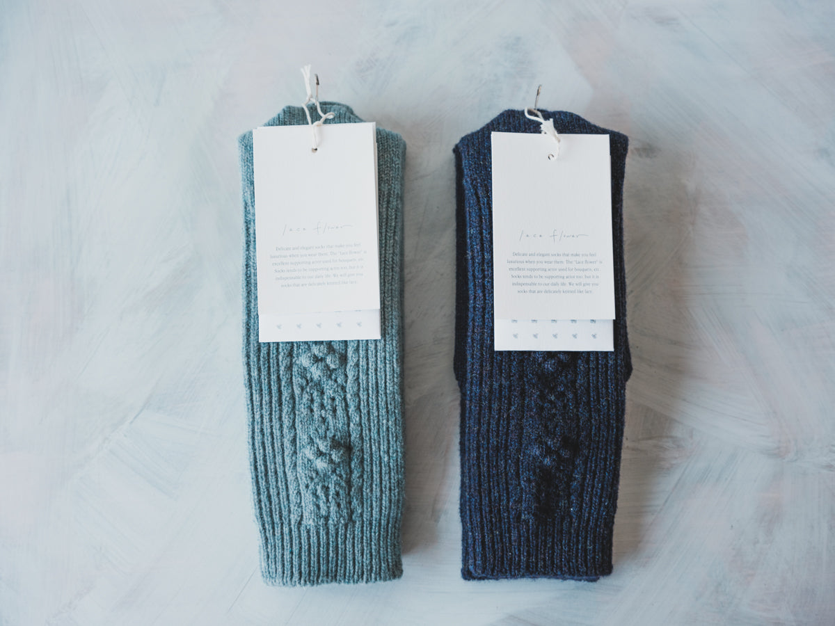 North pole Lamb’s wool socks col.hyacinth