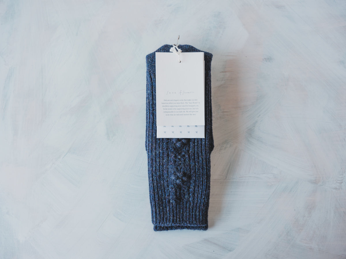 North pole Lamb’s wool socks col.hyacinth
