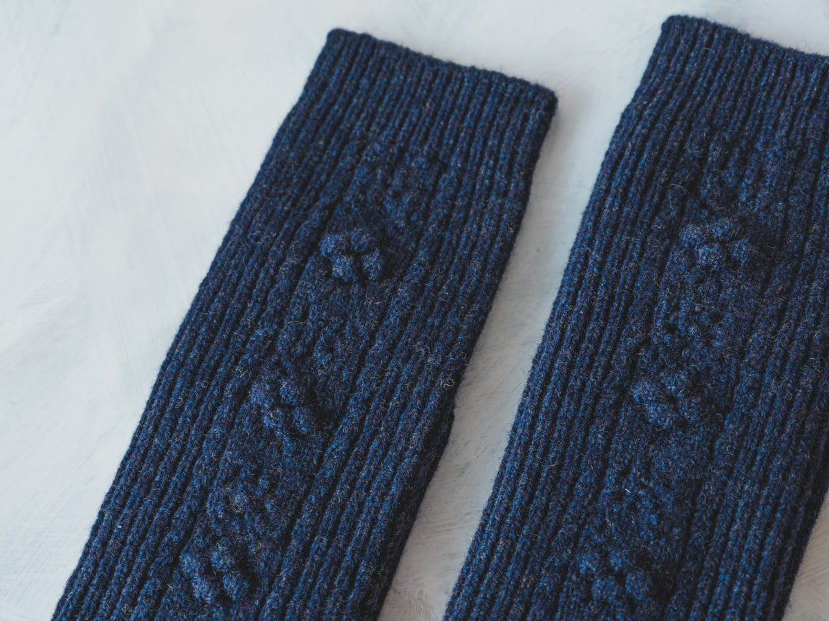 North pole Lamb’s wool socks col.hyacinth