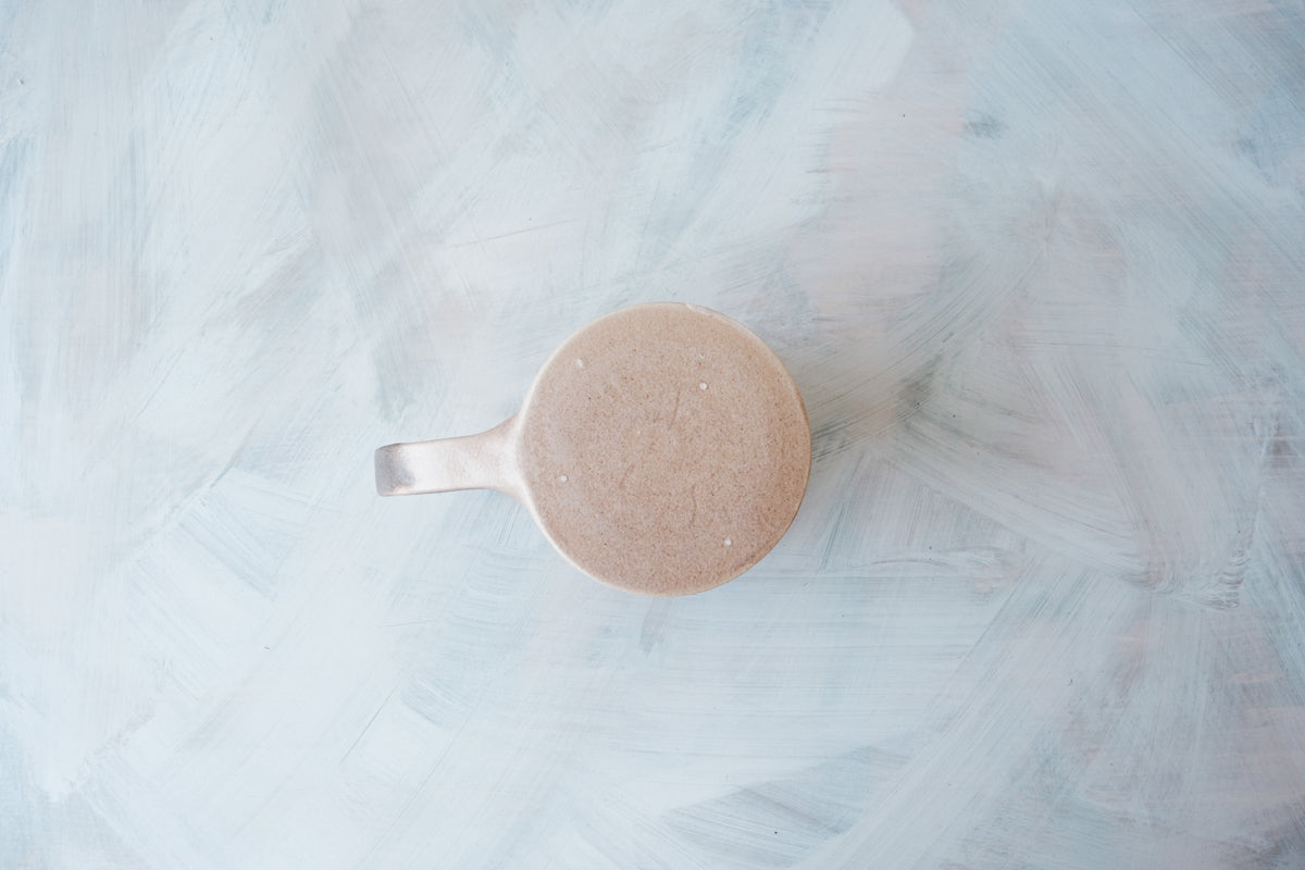 mug brown beige