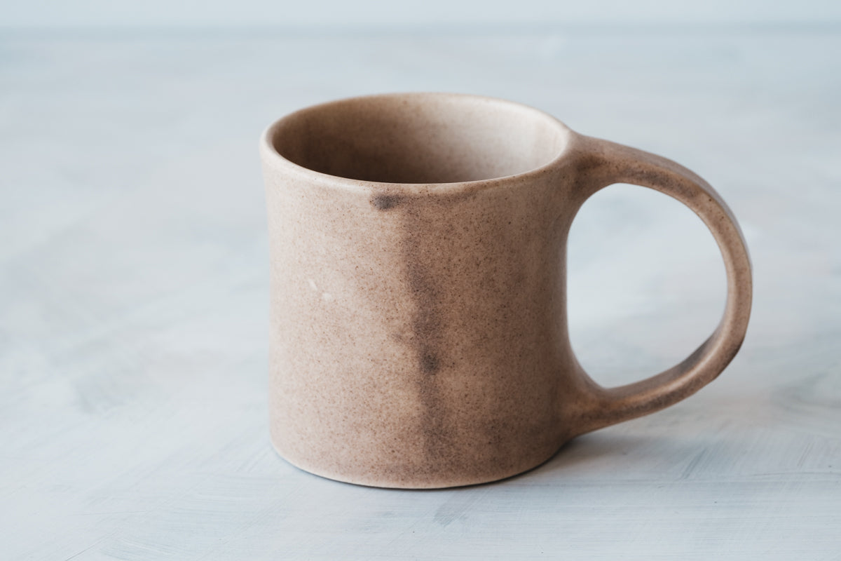 mug brown beige
