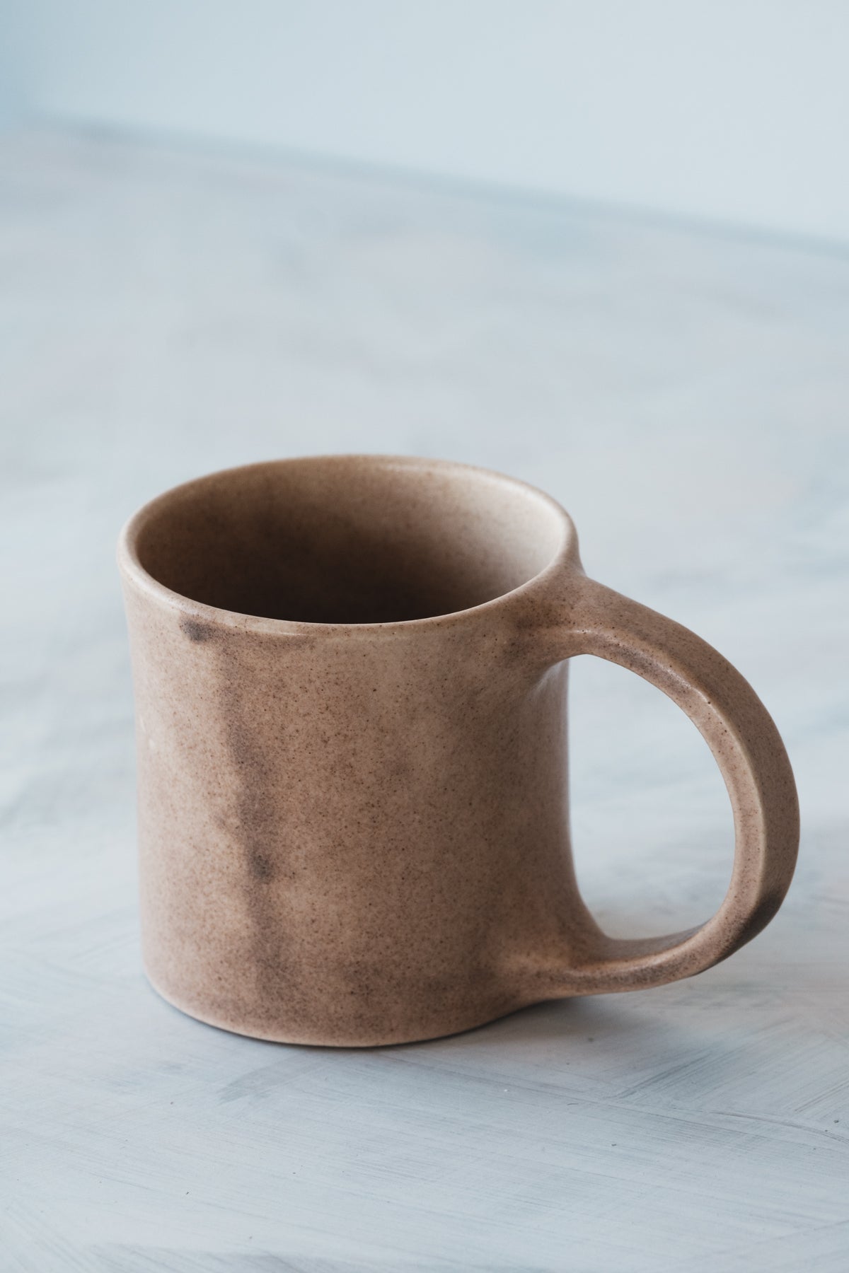mug brown beige