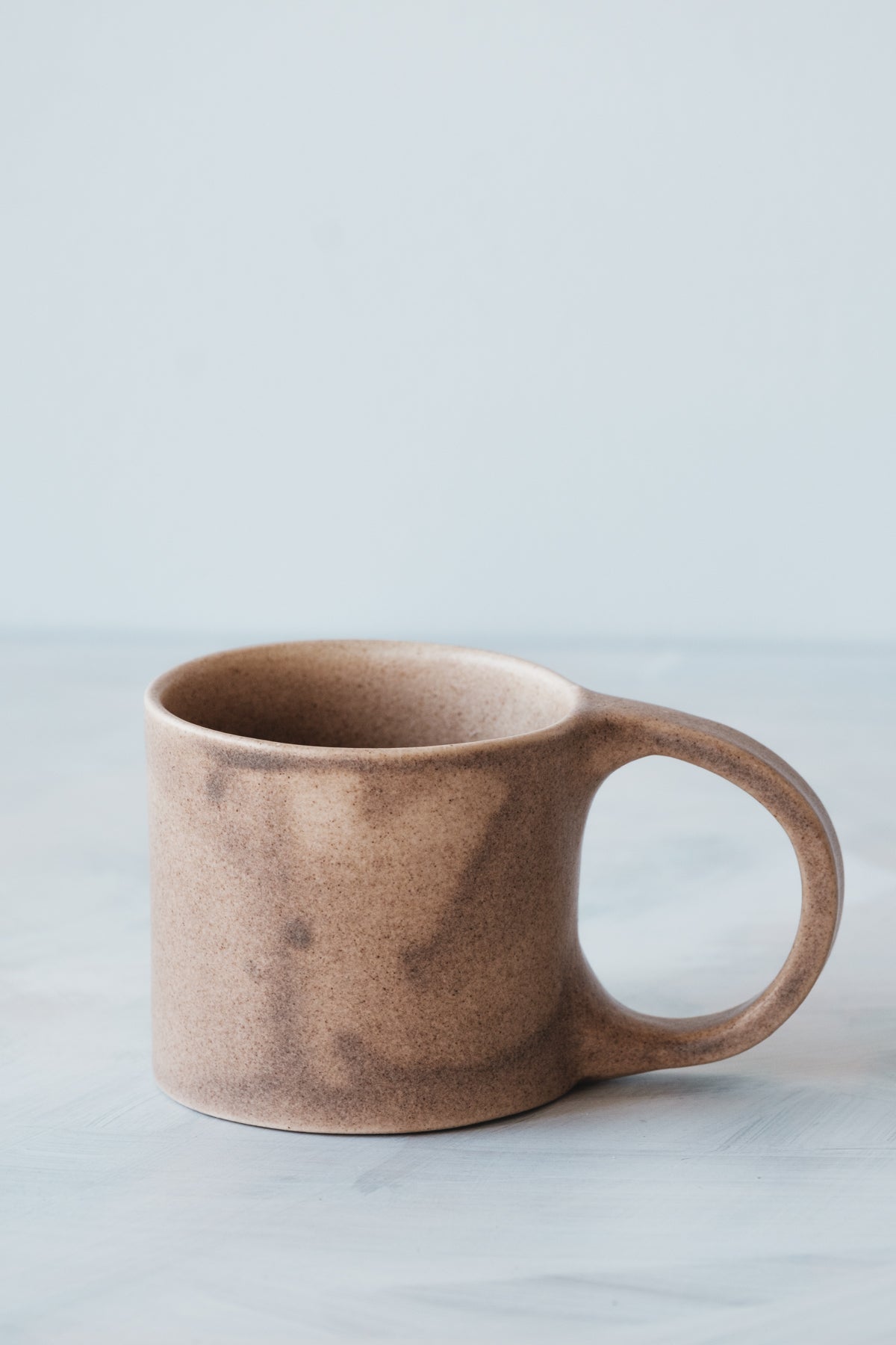 mug brown beige