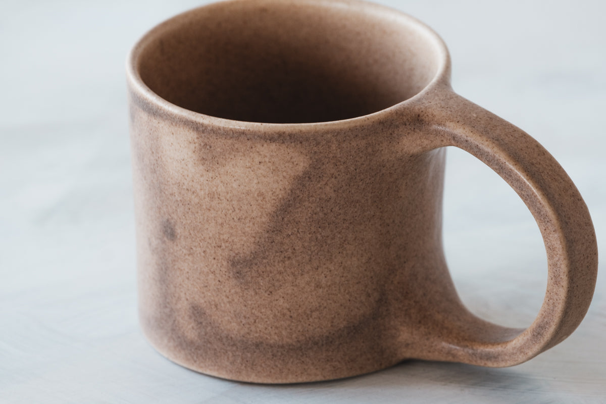 mug brown beige