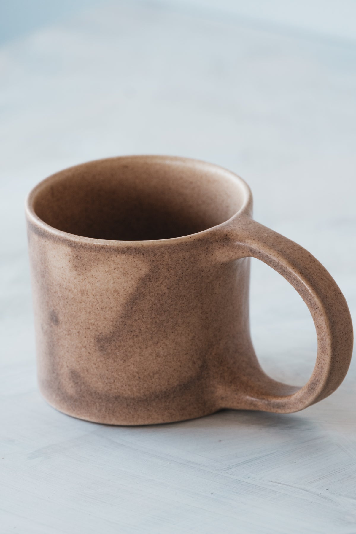 mug brown beige