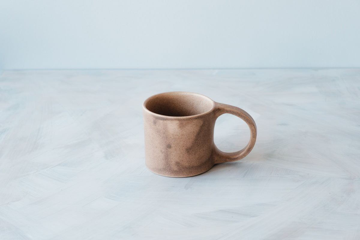 mug brown beige
