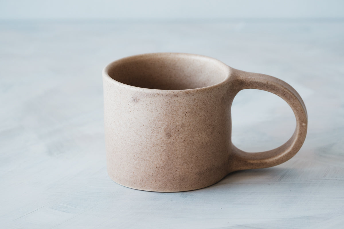 mug brown beige