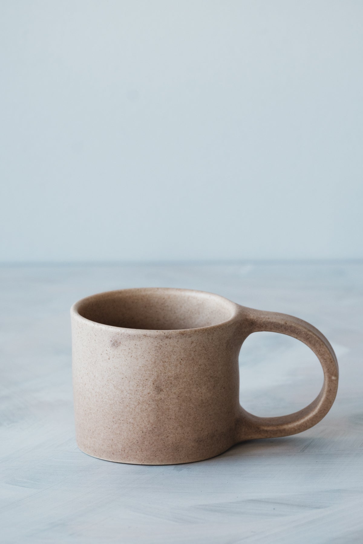 mug brown beige