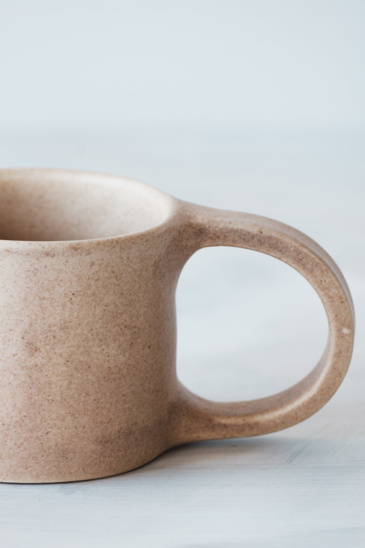 mug brown beige