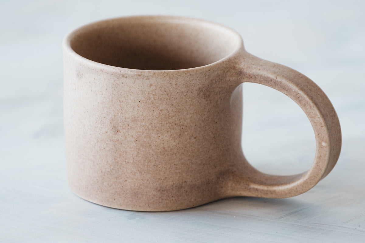 mug brown beige