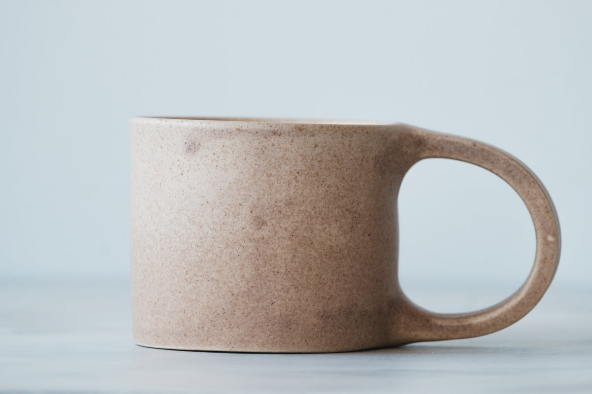 mug brown beige