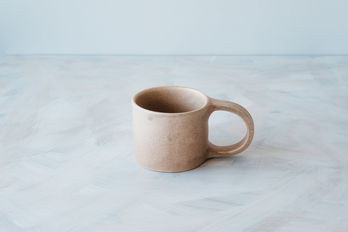 mug brown beige