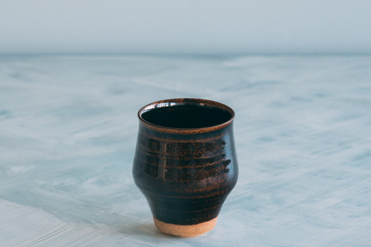 湯呑み(塩窯焼成) Tea cup