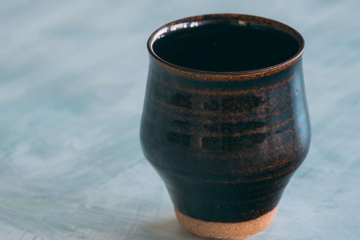 湯呑み(塩窯焼成) Tea cup