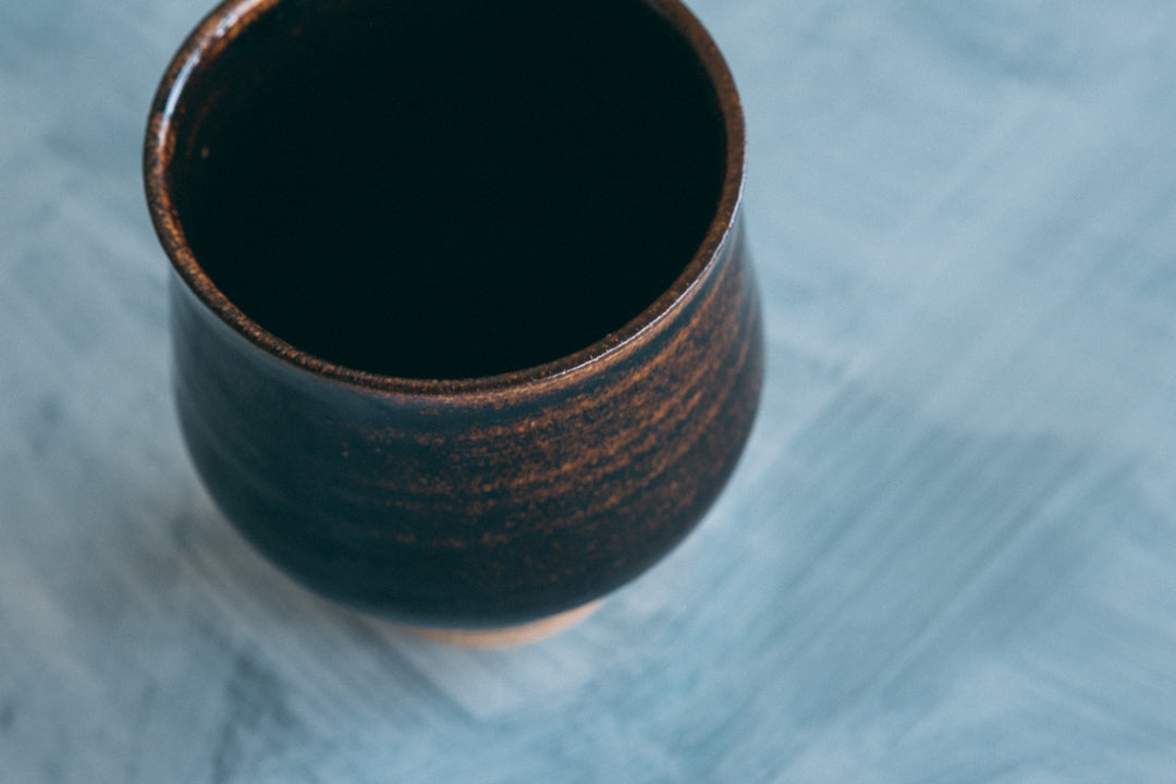 湯呑み(塩窯焼成) Tea cup
