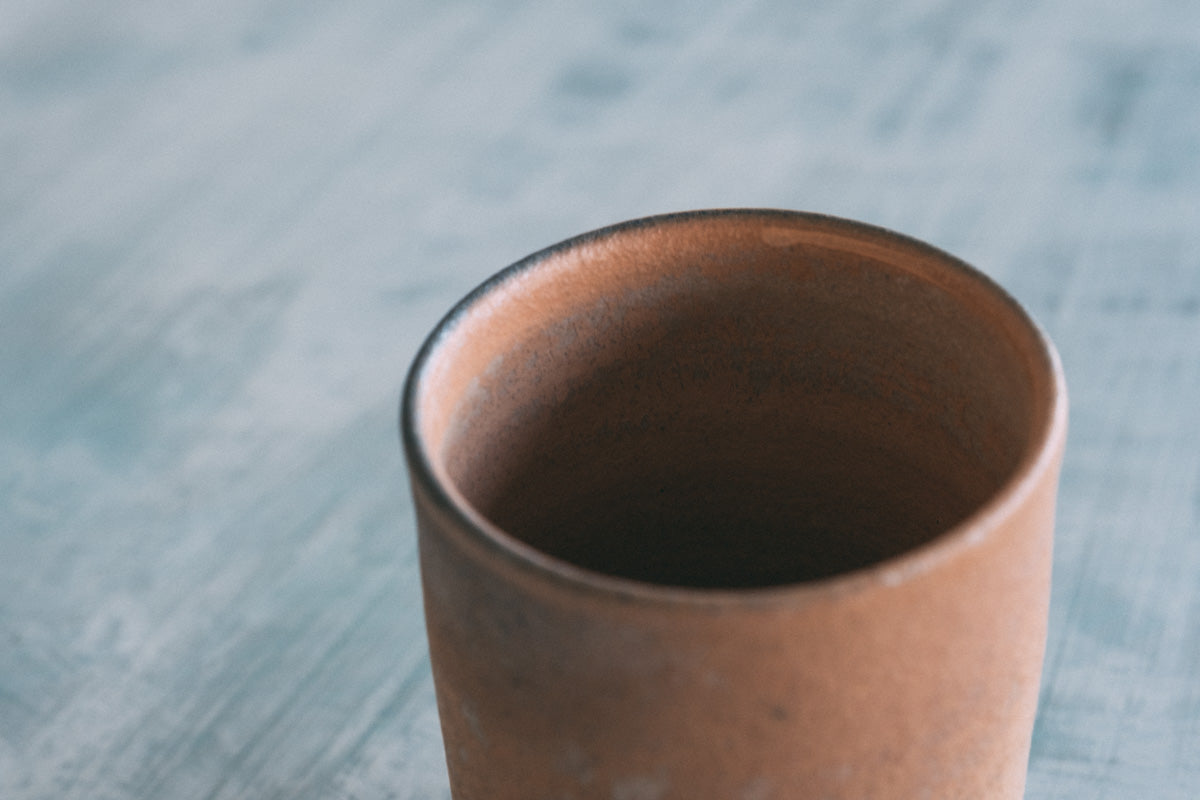湯呑み(塩窯焼成) Tea cup