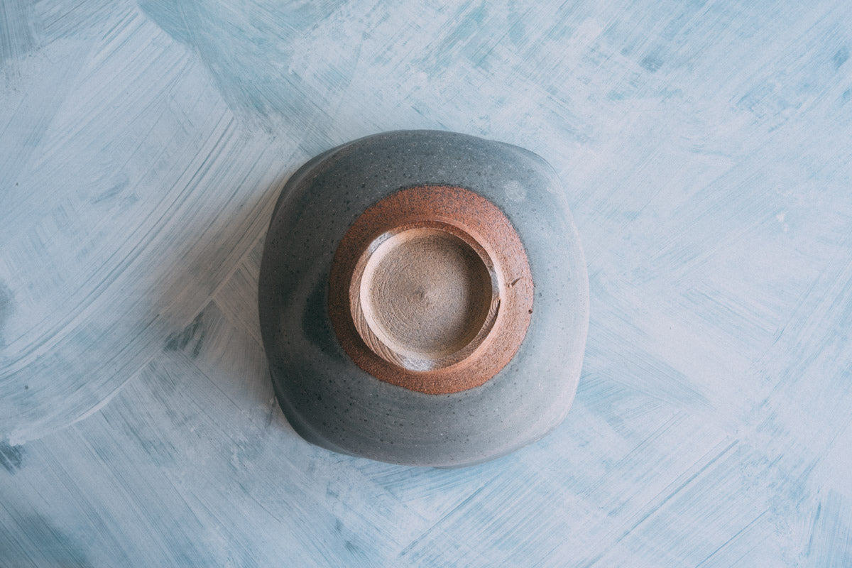 盛鉢(塩窯焼成)Serving bowl