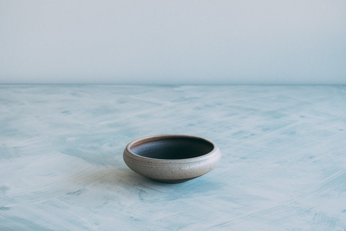 焼締向付(塩窯焼成)Unglazed mukozuke