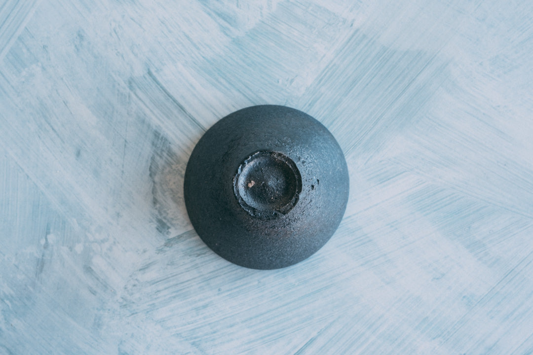 ぐい呑み(塩窯焼成)Sake cup