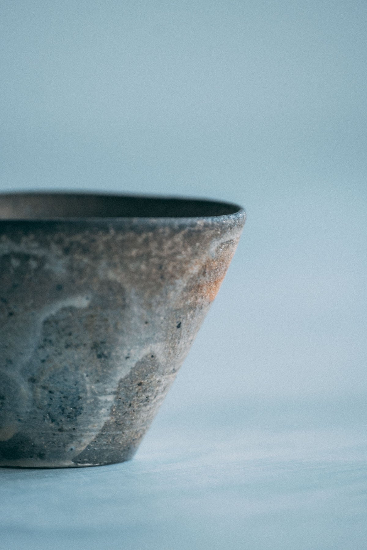 ぐい呑み(塩窯焼成)Sake cup