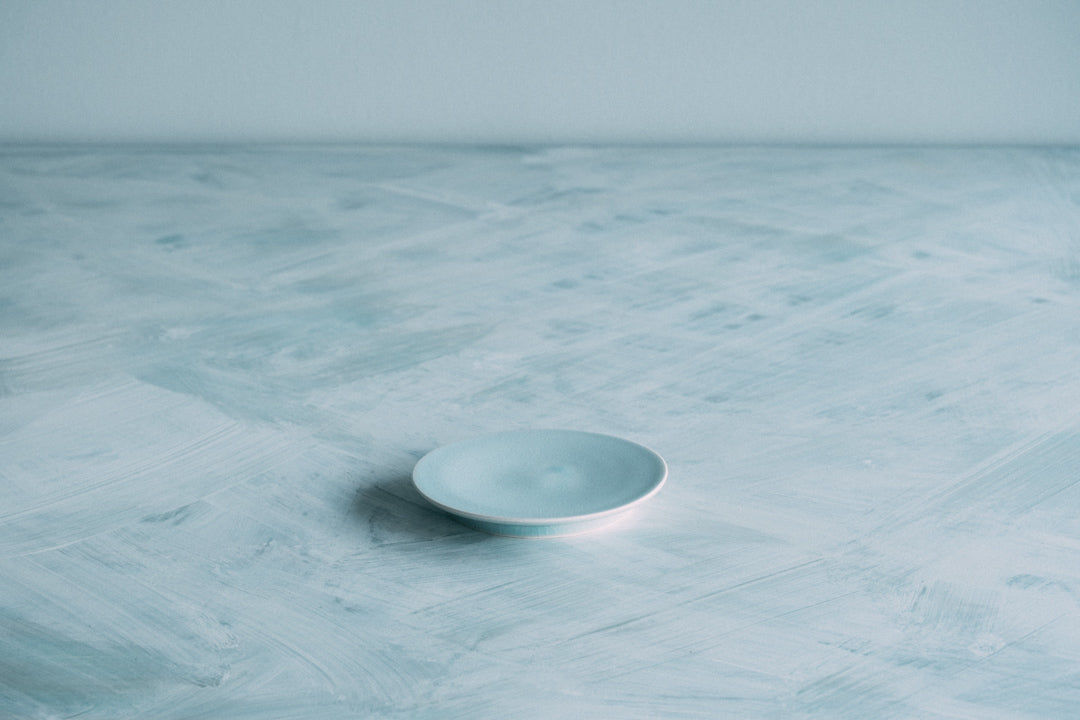 ライトブルー小皿 (SF) 5" Bebe's blue small plate