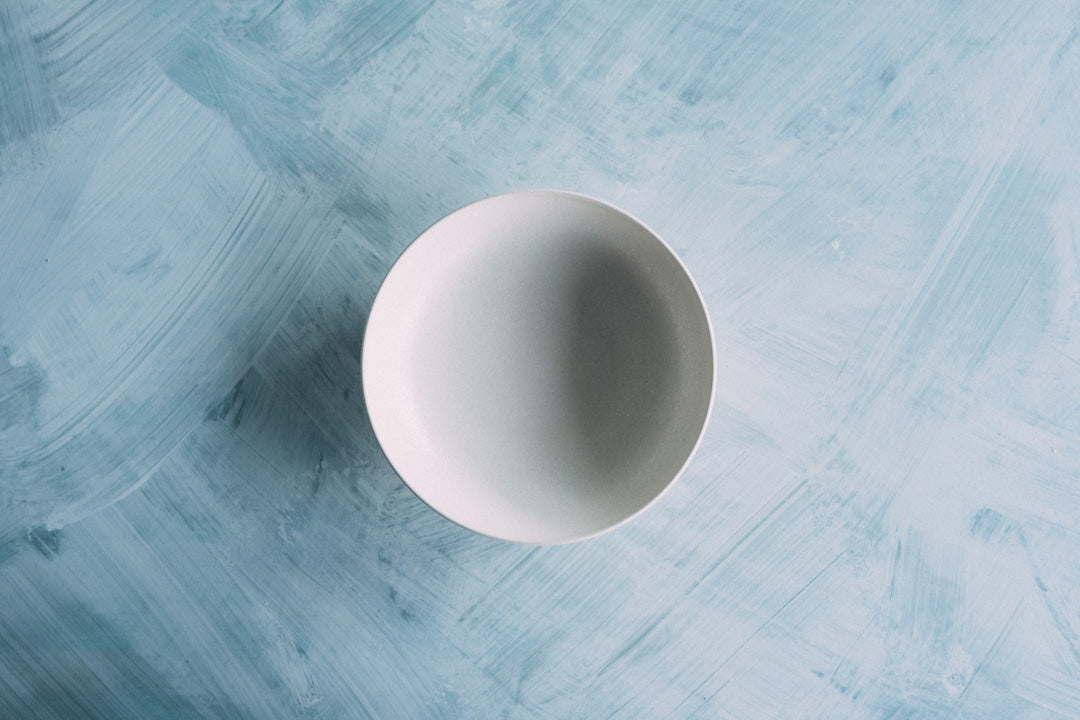 マットホワイト盛鉢 7" Matte White Bowl