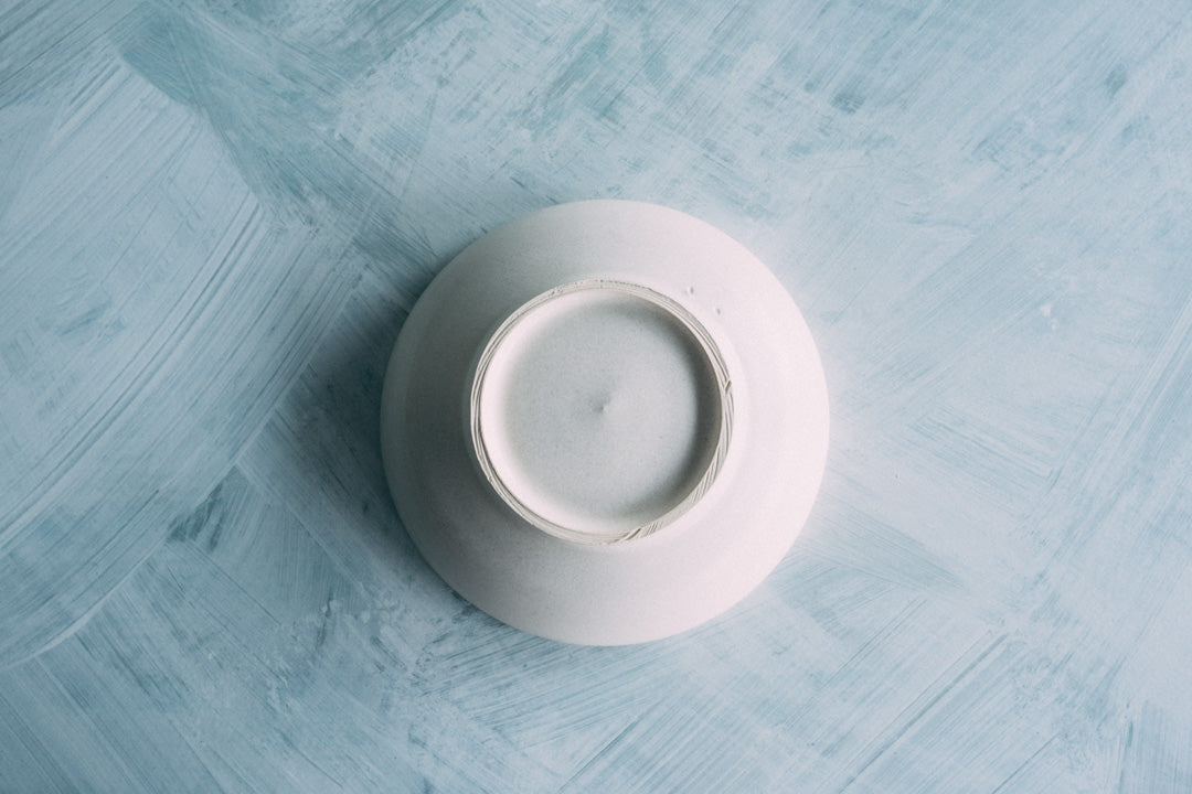 マットホワイト盛鉢 7" Matte White Bowl