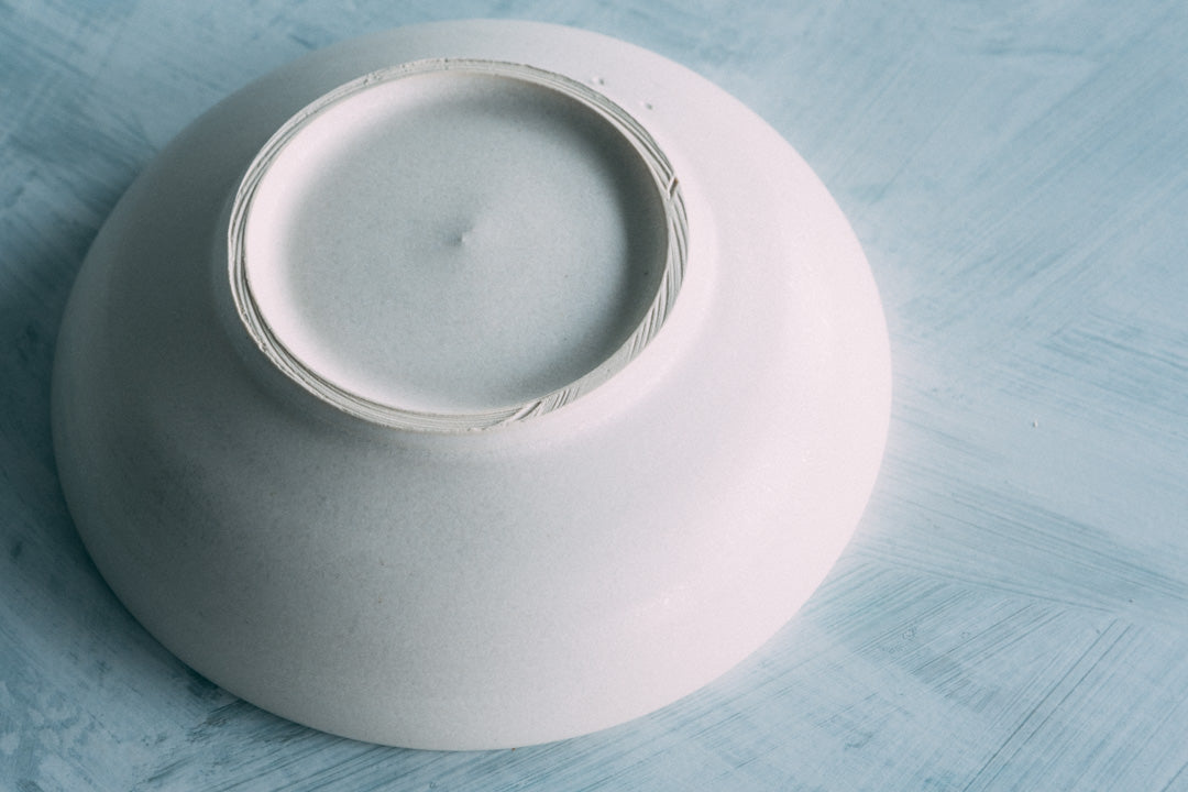 マットホワイト盛鉢 7" Matte White Bowl