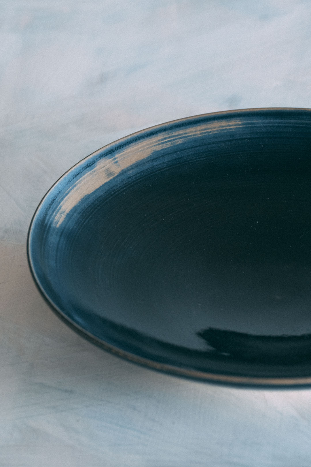 瑠璃釉盛鉢 9" Ruri Serving Bowl