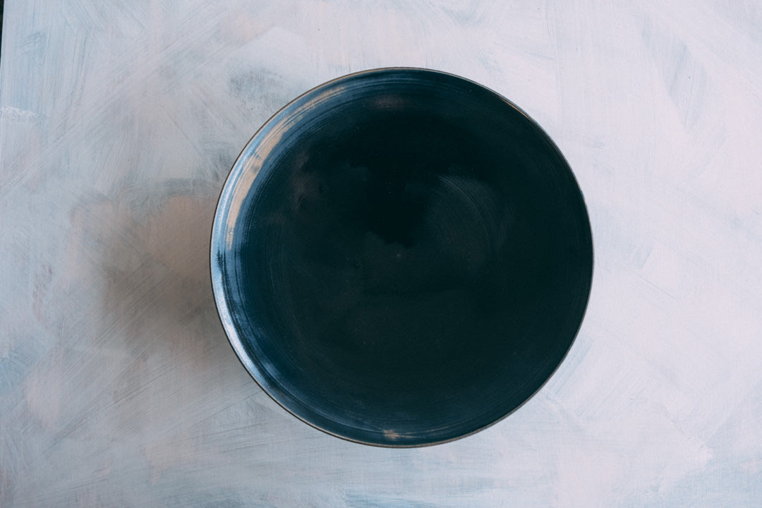 瑠璃釉盛鉢 9" Ruri Serving Bowl