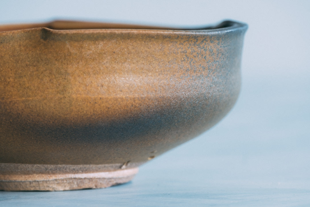 盛鉢(塩窯焼成)Serving bowl