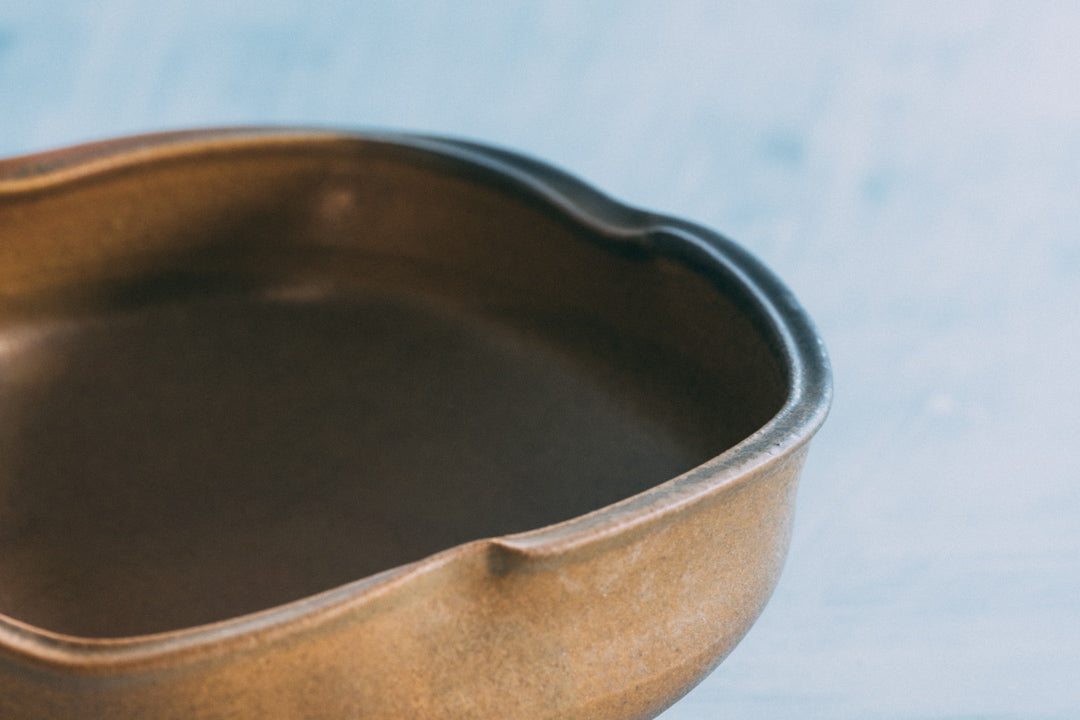 盛鉢(塩窯焼成)Serving bowl