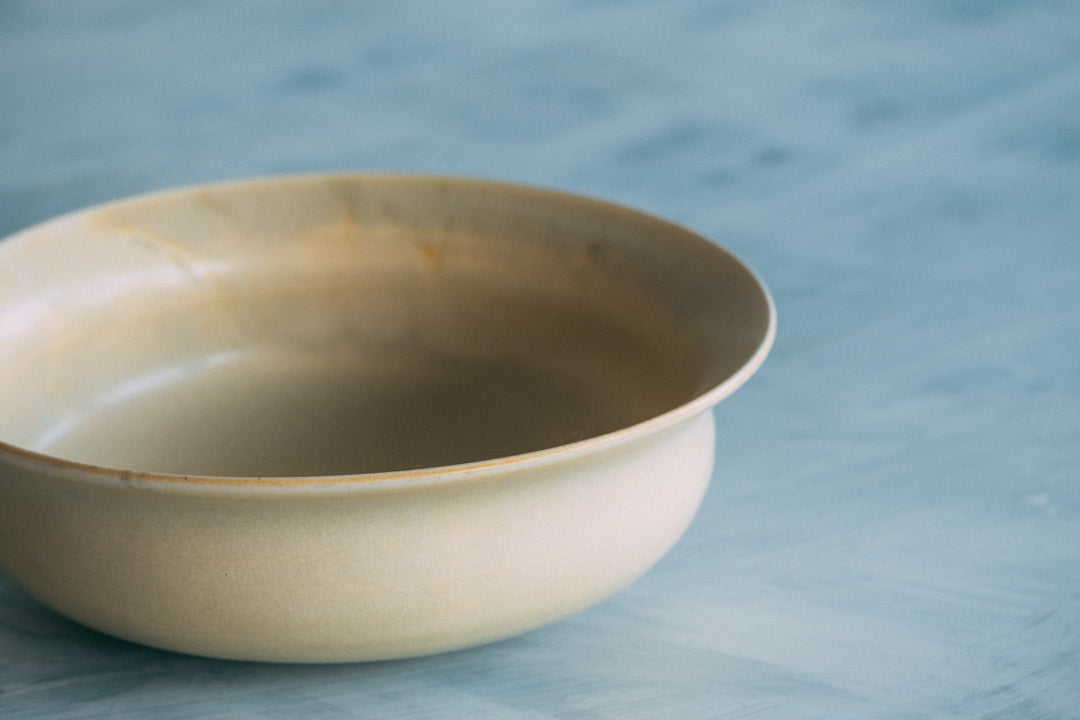 盛鉢(塩窯焼成)Serving bowl