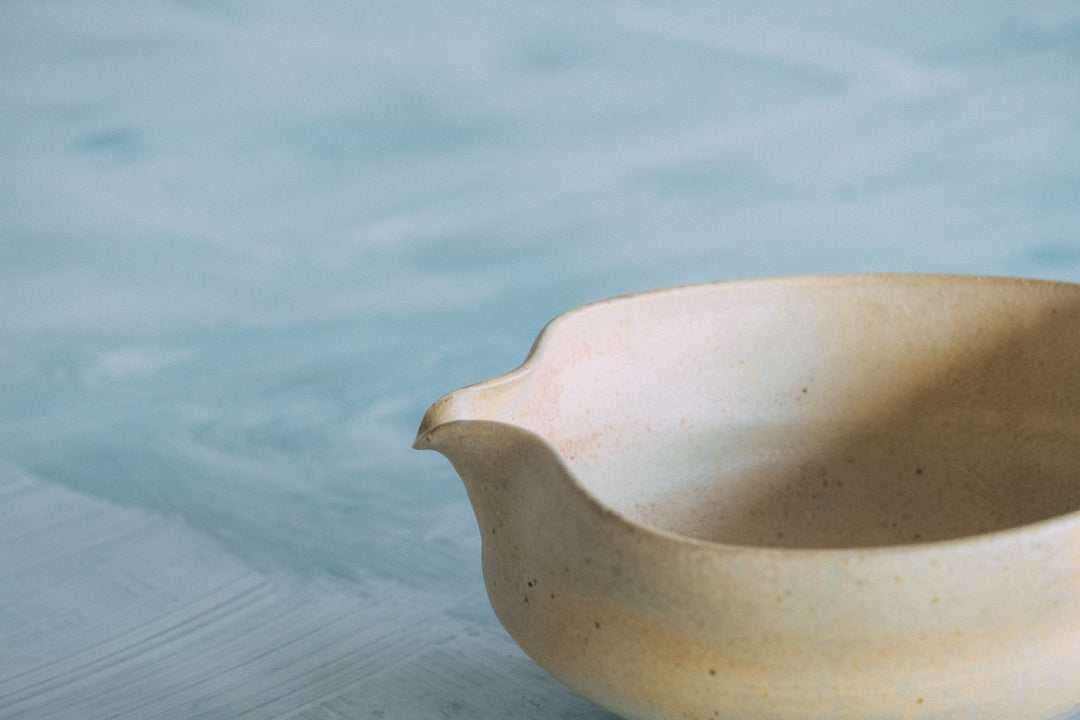 盛鉢(塩窯焼成)Serving bowl