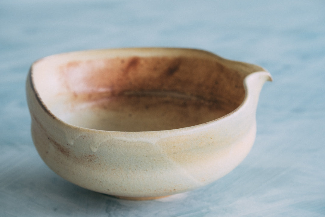 盛鉢(塩窯焼成)Serving bowl