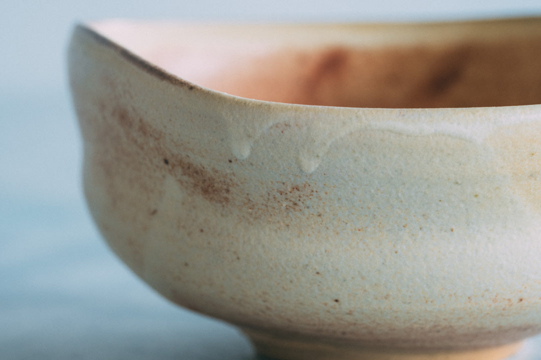 盛鉢(塩窯焼成)Serving bowl