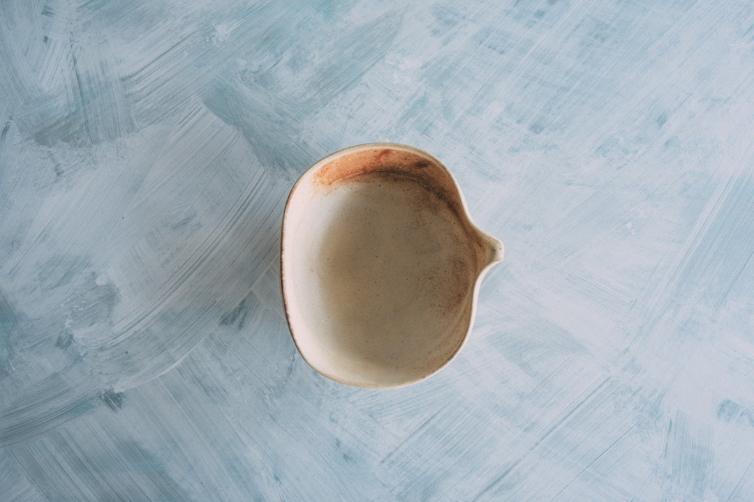 盛鉢(塩窯焼成)Serving bowl
