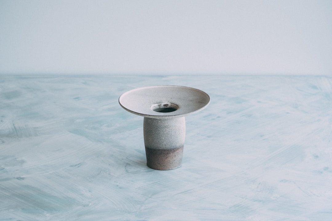 焼締花入(塩窯焼成) Unglazed Hug Vase