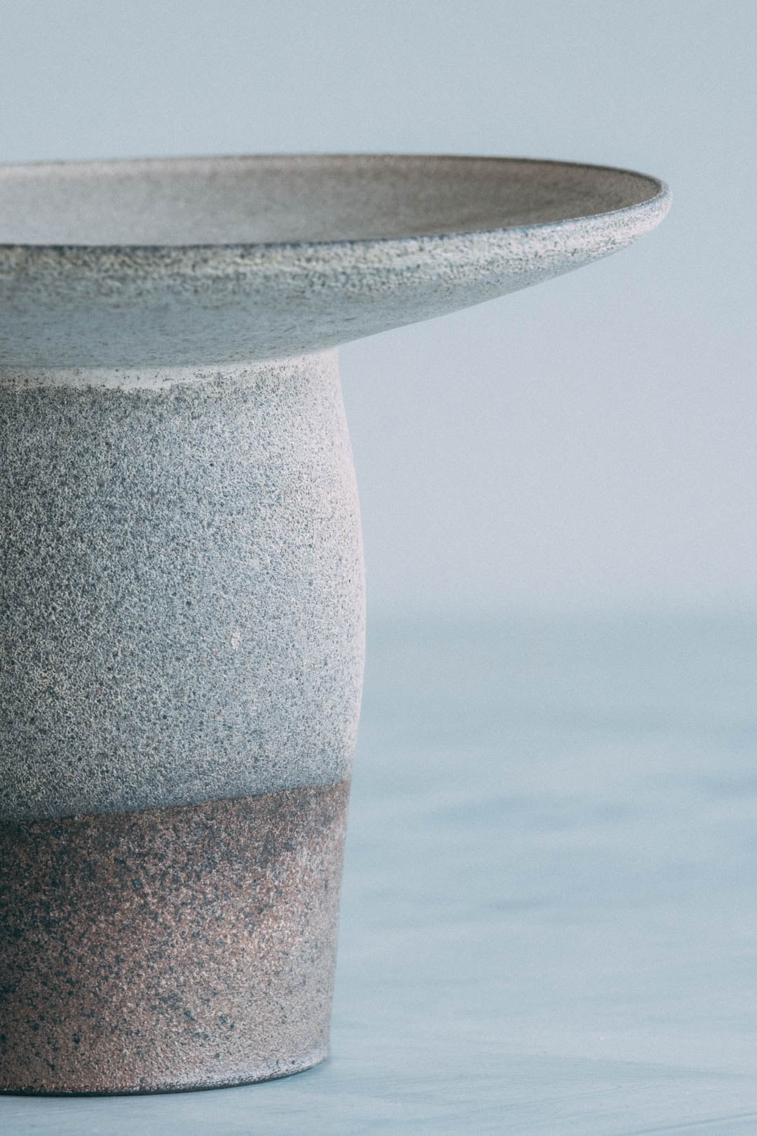 焼締花入(塩窯焼成) Unglazed Hug Vase