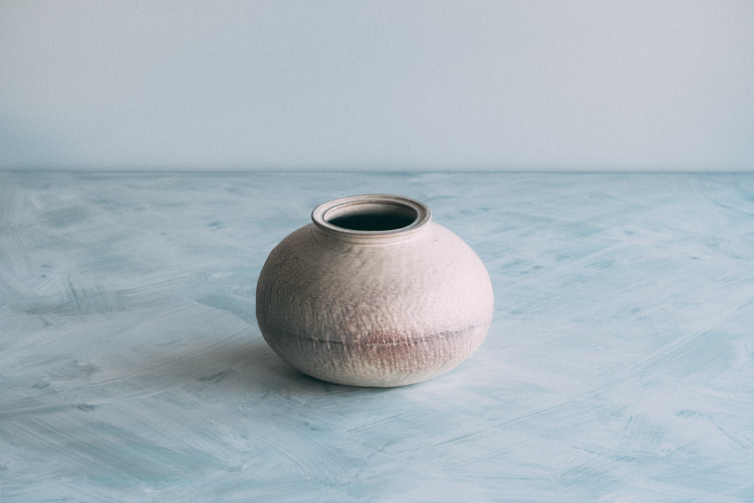 たたき壺(塩窯焼成) Tataki Jar