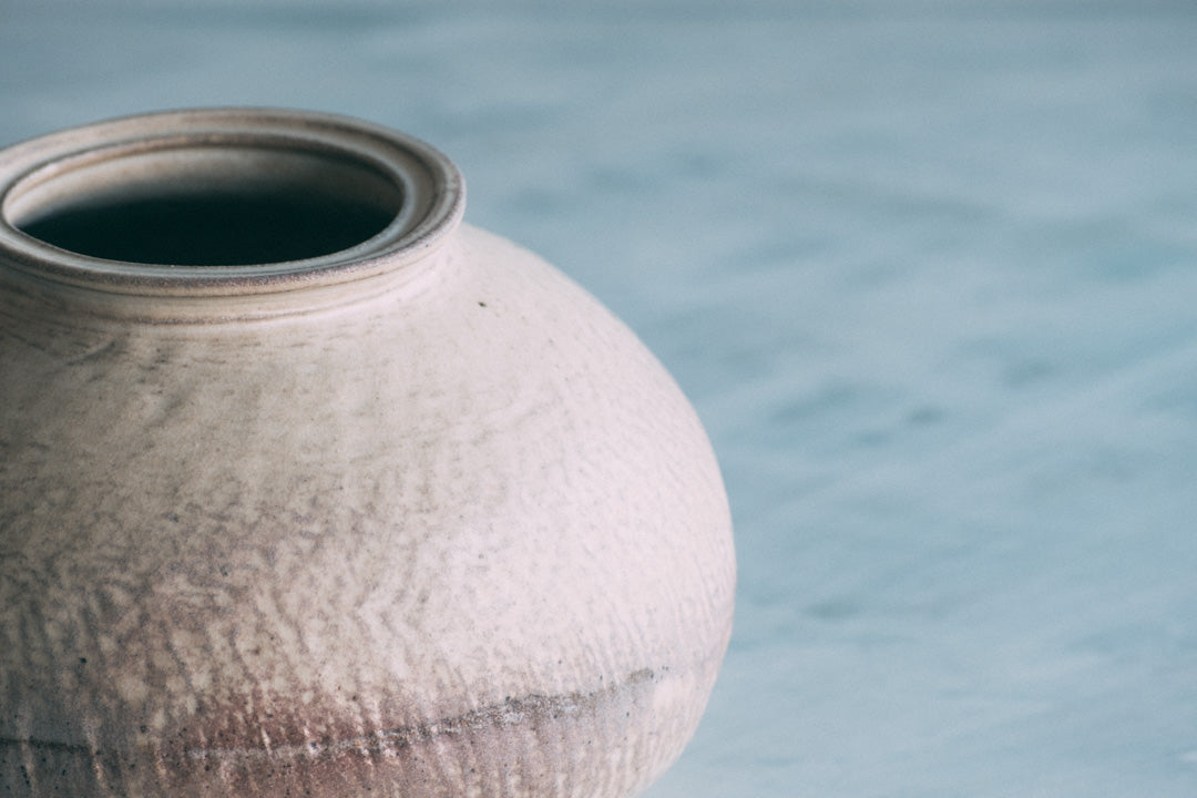 たたき壺(塩窯焼成) Tataki Jar