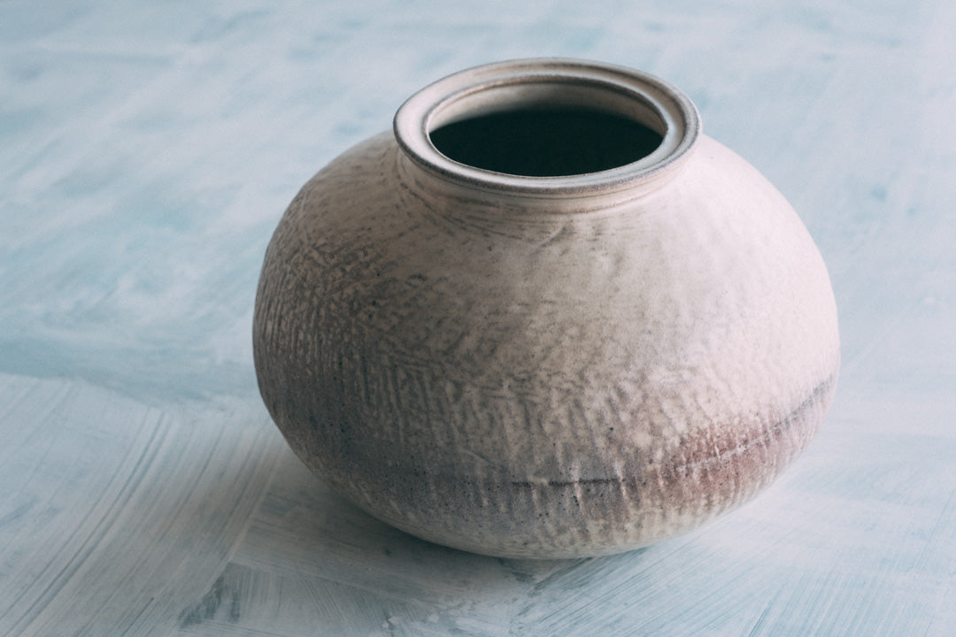 たたき壺(塩窯焼成) Tataki Jar