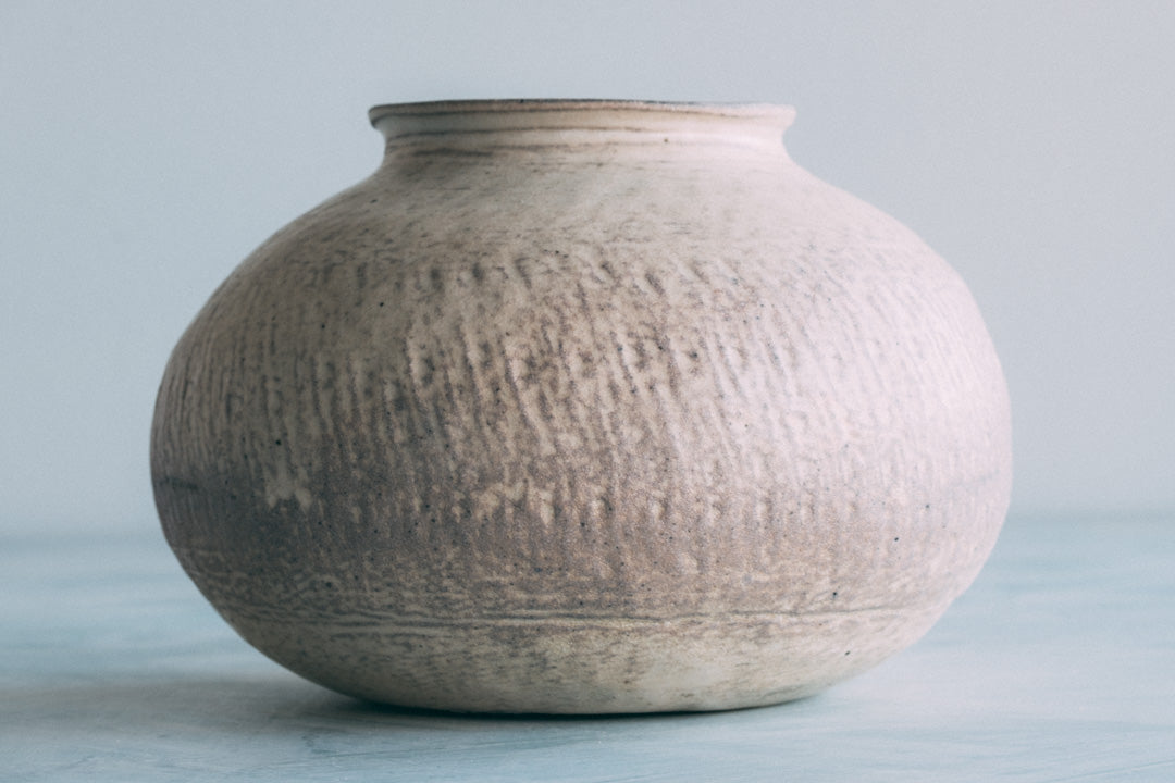 たたき壺(塩窯焼成) Tataki Jar