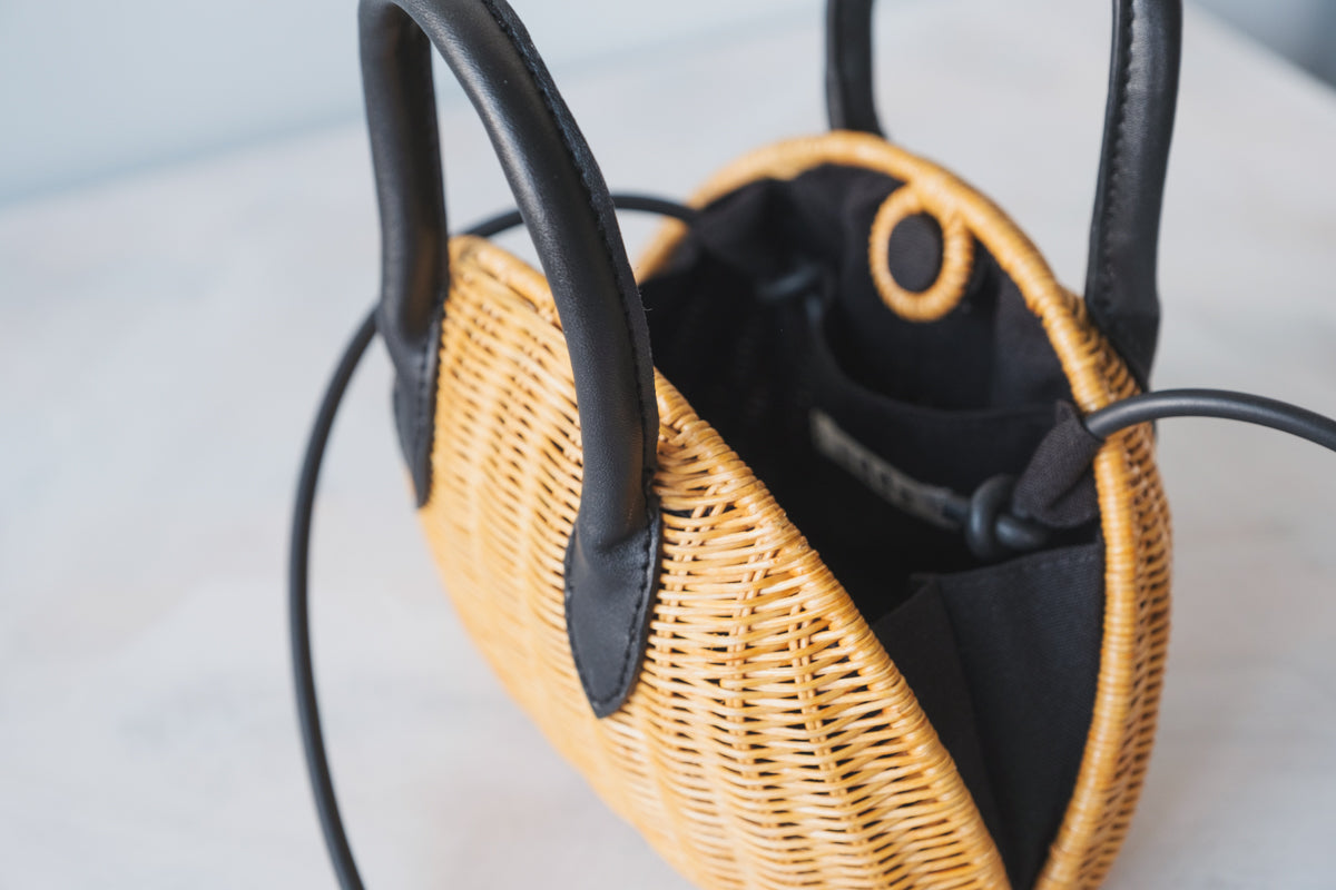 MINI WIKKER BAG
