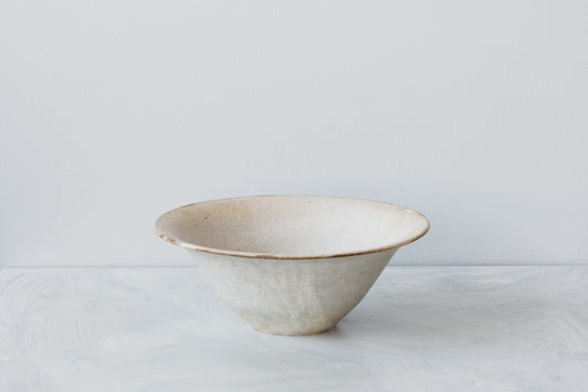粉引麺鉢 大