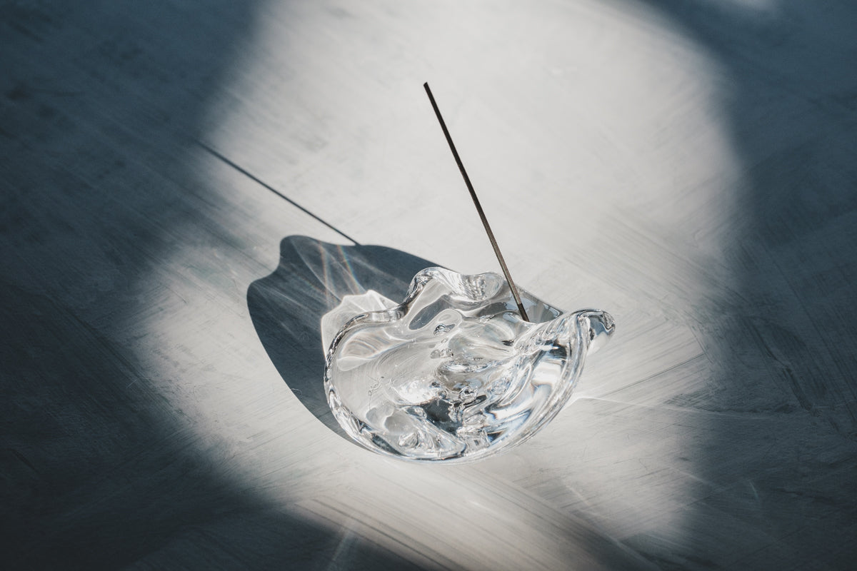 glass tray お香たて- LAN(ラン) glass work | Alp Shop & Studio