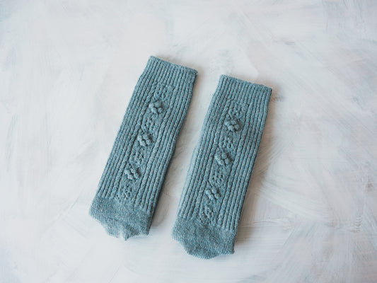 North pole Lamb’s wool socks col.saxeblue