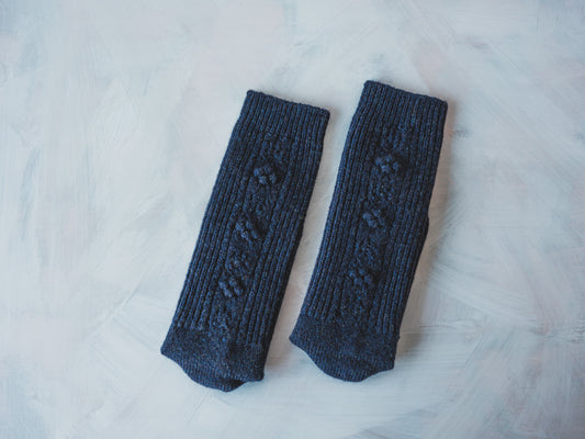 North pole Lamb’s wool socks col.hyacinth