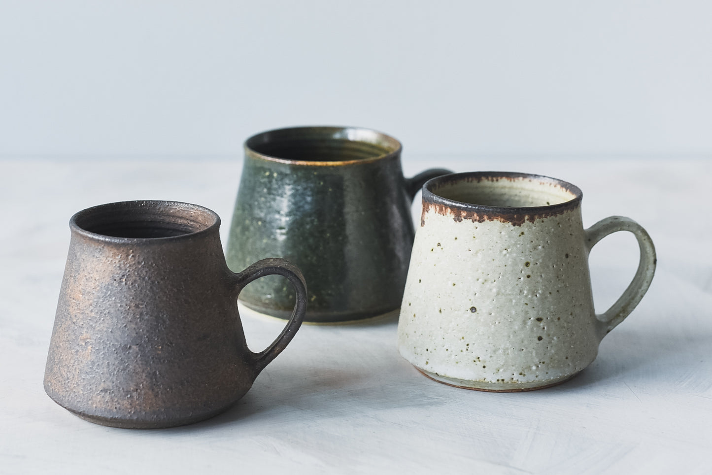 銅彩釉 マグカップ